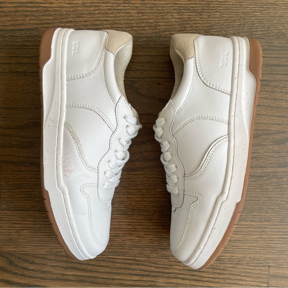 Madewell Court Sneakers in White Leather Ivory Multi - Picture 14 of 14